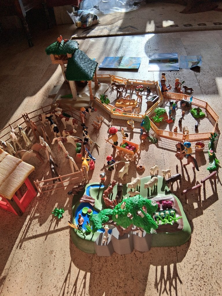 Playmobil Kinderboerderij sets 3243, 4851, 70523, 70137, Gebruikt, Complete set, Overige typen, Ophalen of Verzenden