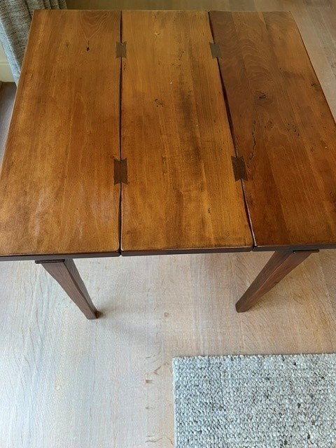bijzettafel, Huis en Inrichting, Ophalen, Gebruikt, Vierkant, 55 tot 75 cm