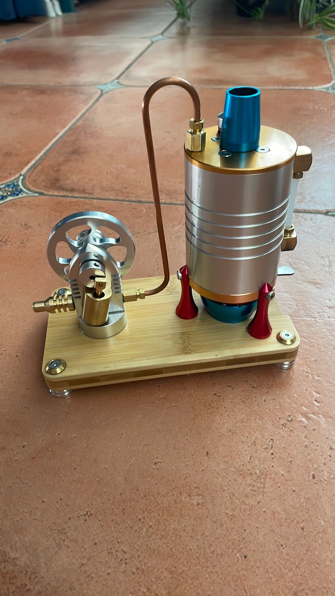 Nieuwe Stirlingmotor Stoommachine, Overige merken, Ophalen of Verzenden, Zo goed als nieuw, Groter dan 1:32
