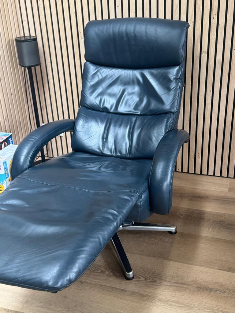 Mooie leren fauteuils, Huis en Inrichting, Fauteuils, Ophalen, Zo goed als nieuw, Modern, 50 tot 75 cm
