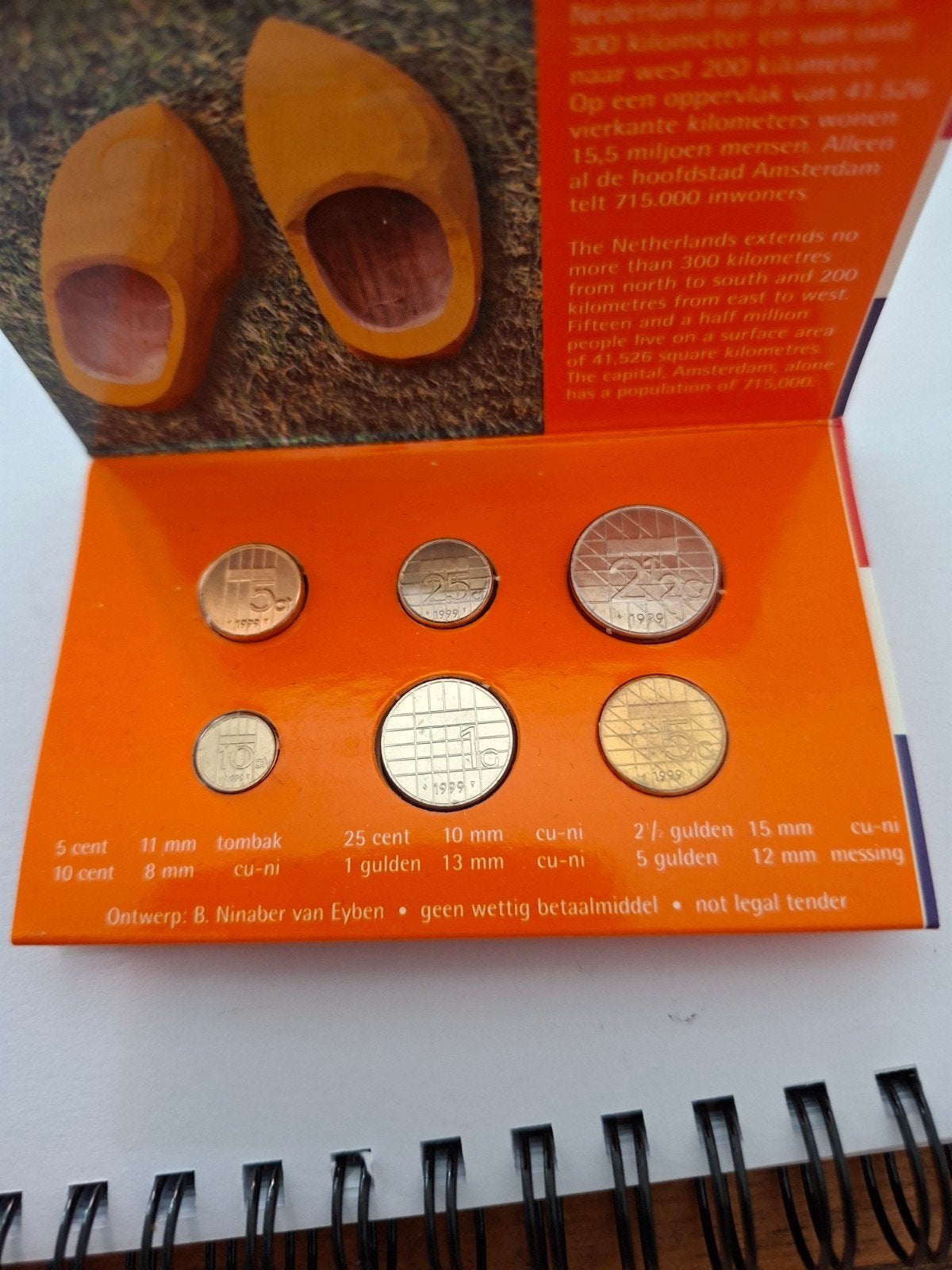 Nederlandse Guldens Muntset 1999 - Geen Wettig Betaalmiddel, Ophalen of Verzenden