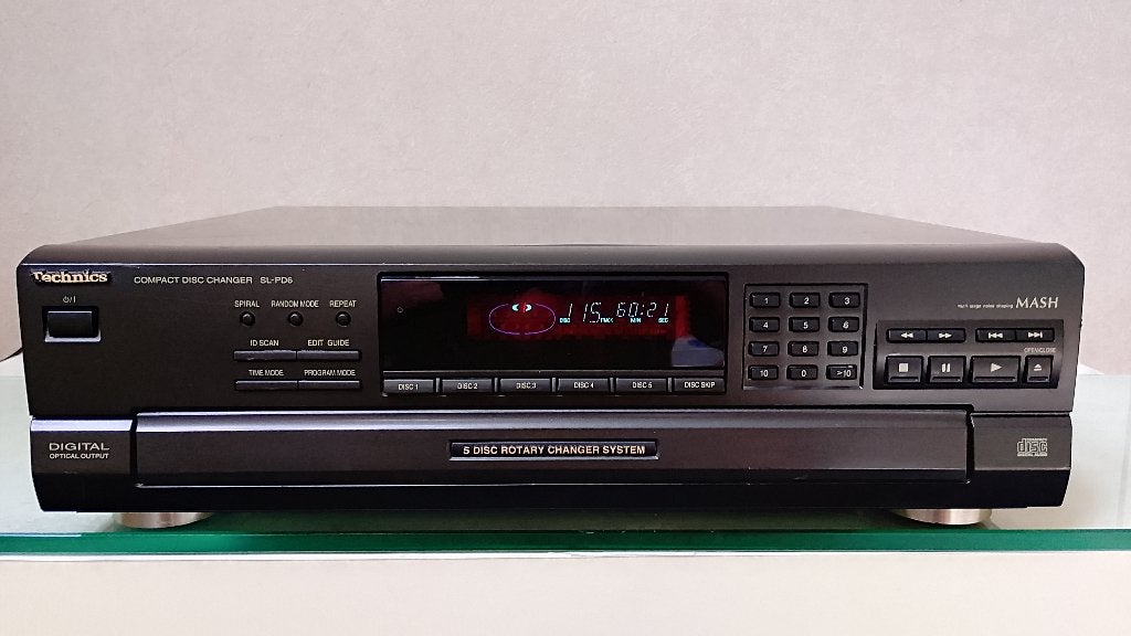 Technics SL PD6 " 5 DISC" CD wisselaar,, Ophalen of Verzenden, Gebruikt, Technics, Wisselaar