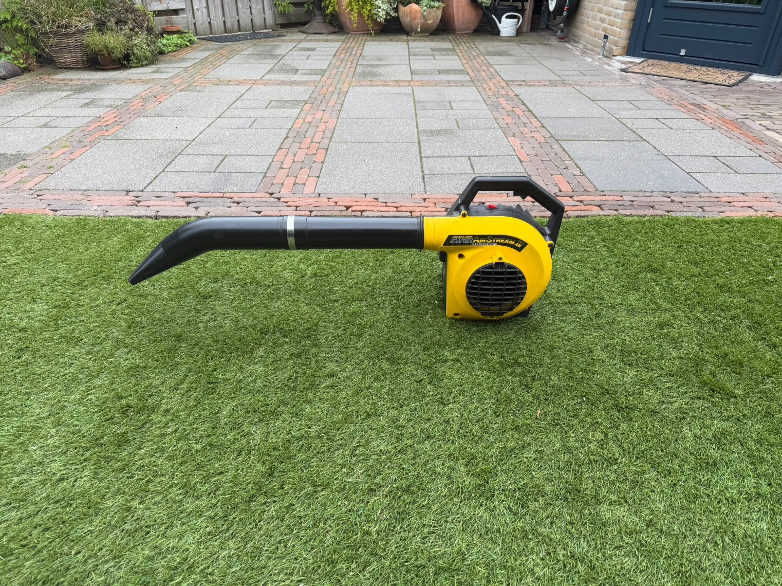 Bladblazer mc culloch, Tuin en Terras, Grastrimmers, Ophalen of Verzenden, Zo goed als nieuw, Benzine