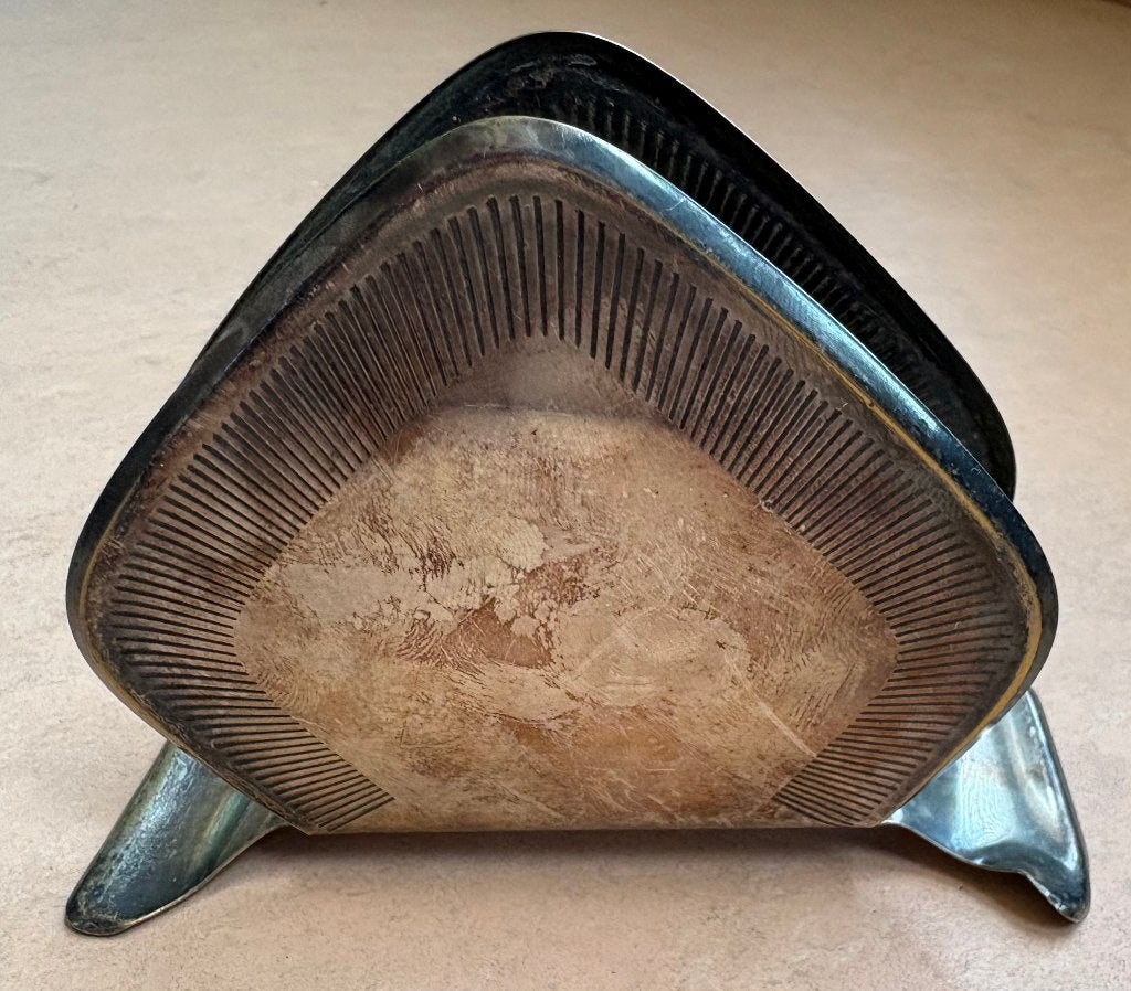 Antieke servethouder, art deco stijl, Antiek en Kunst, Ophalen of Verzenden