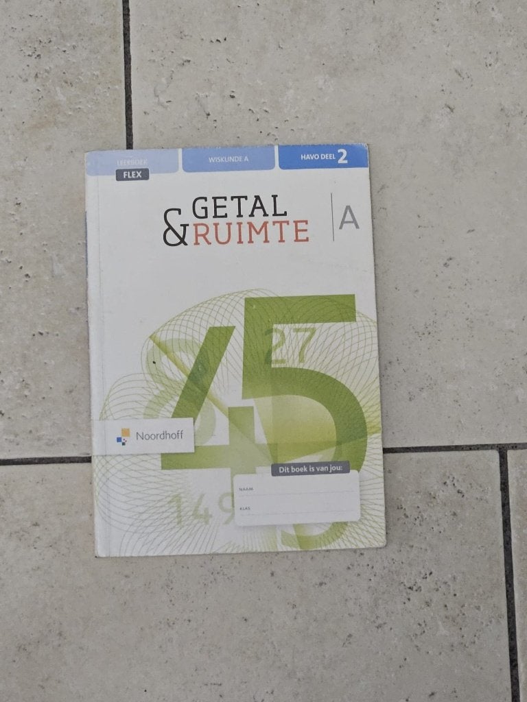 Wiskunde A Getal & Ruimte HAVO, deel 2, 12e editie (2020), Boeken, Schoolboeken, Ophalen of Verzenden, Gelezen, HAVO, Wiskunde A