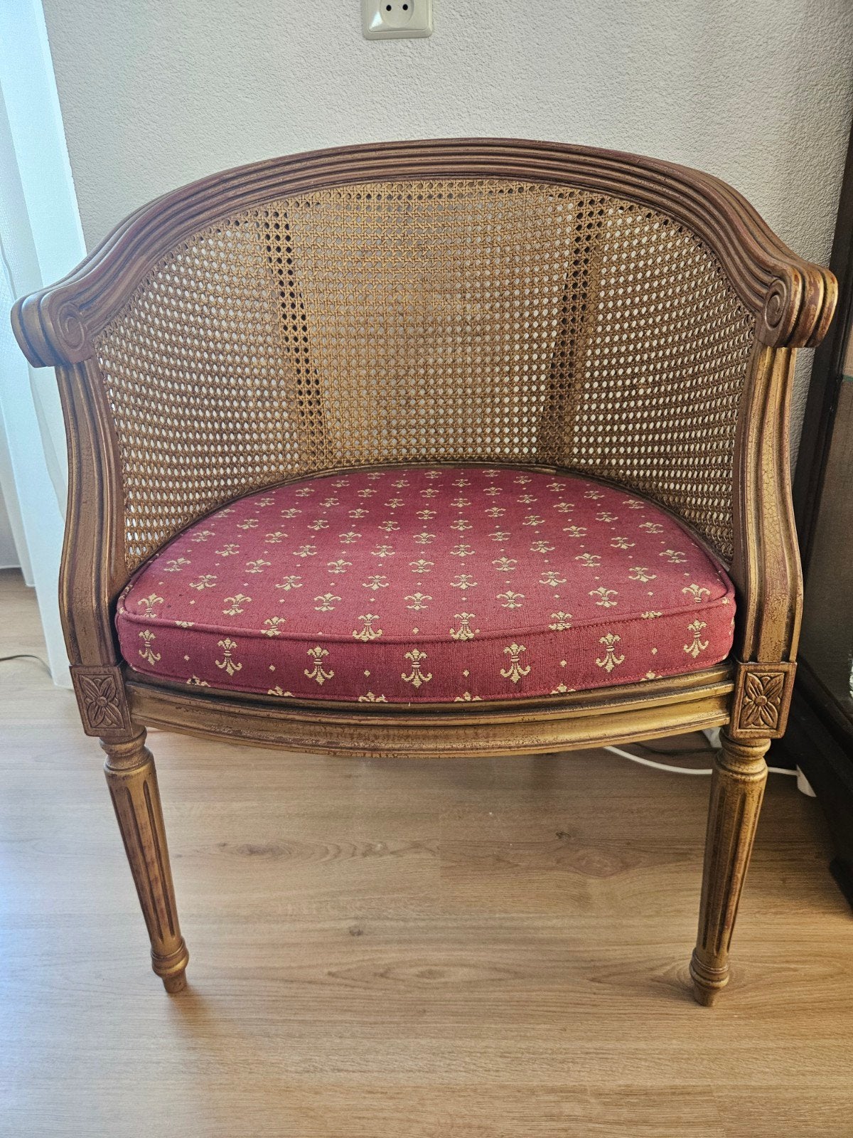 Franse fauteuil Louis XVI-stijl - Zeer goede staat, Antiek en Kunst, Antiek | Meubels | Stoelen en Banken, Ophalen