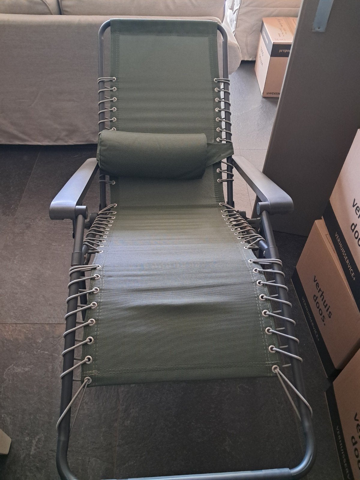 intratuin relaxstoel Sanya olijfgroen, Ophalen, Nieuw