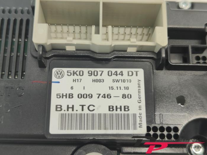 Kachel Bedieningspaneel van een Volkswagen Golf, Gebruikt, -, Volkswagen, -