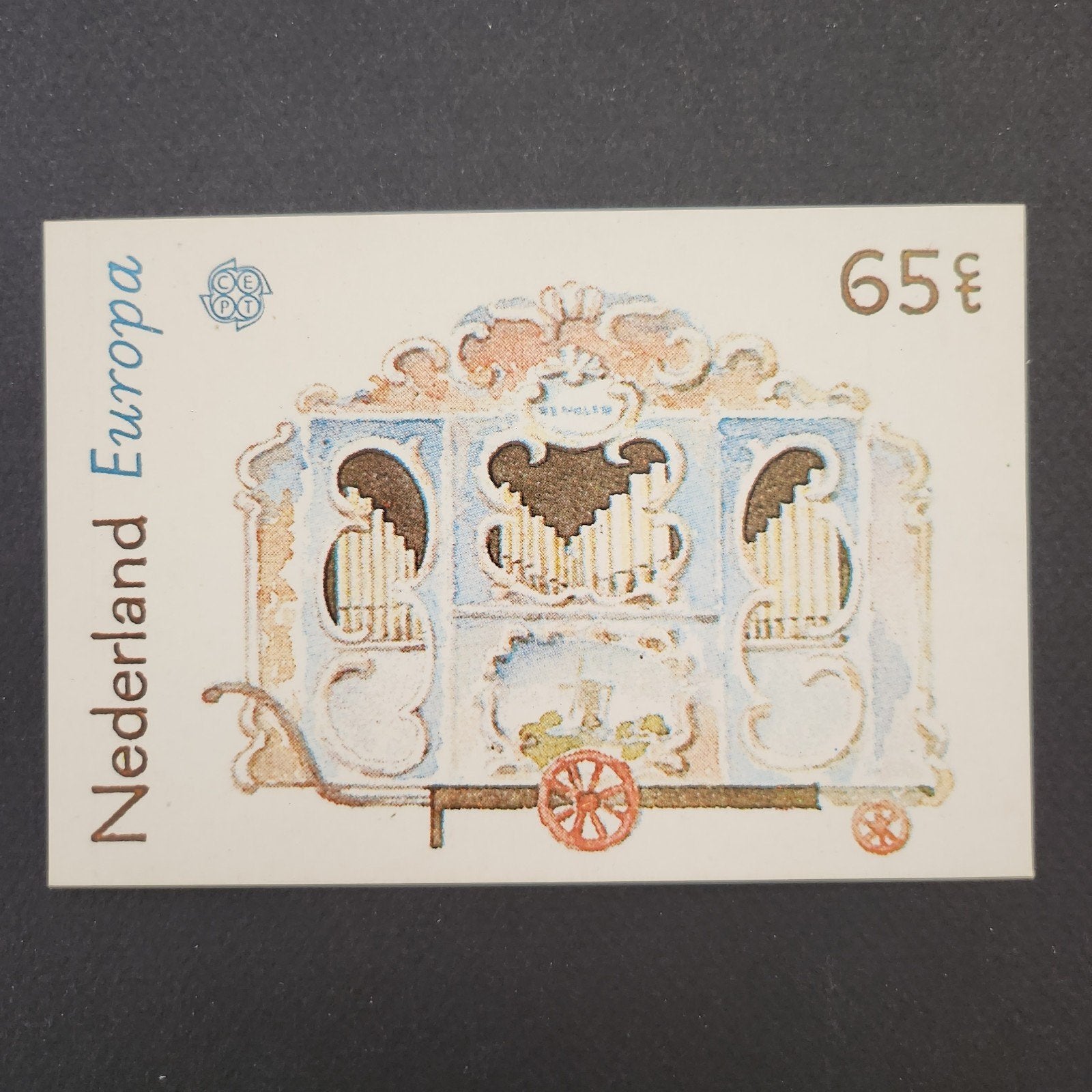 Maximumkaart Nederland Europa 65c - Draaiorgel 1981, Verzenden, 1980 tot heden, Ongelopen