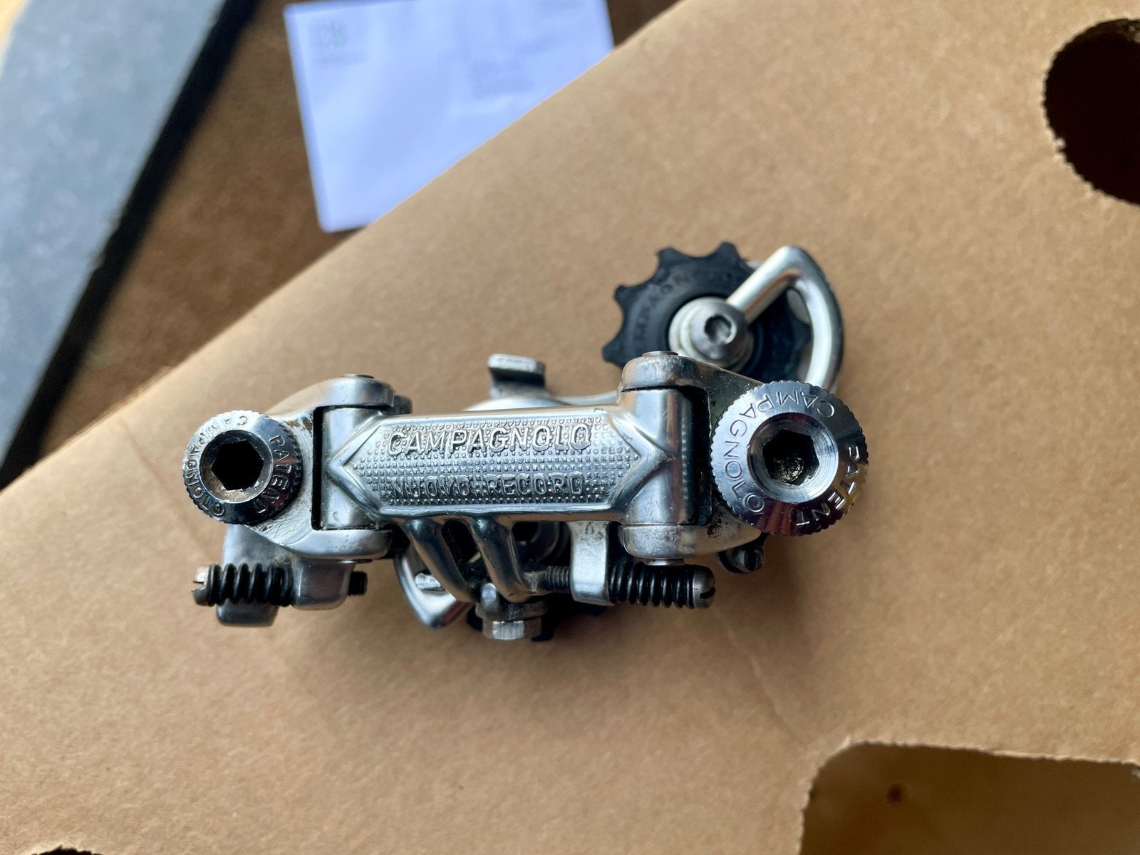 Campagnolo Nuovo Record achter derailleur, Verzenden, Gebruikt