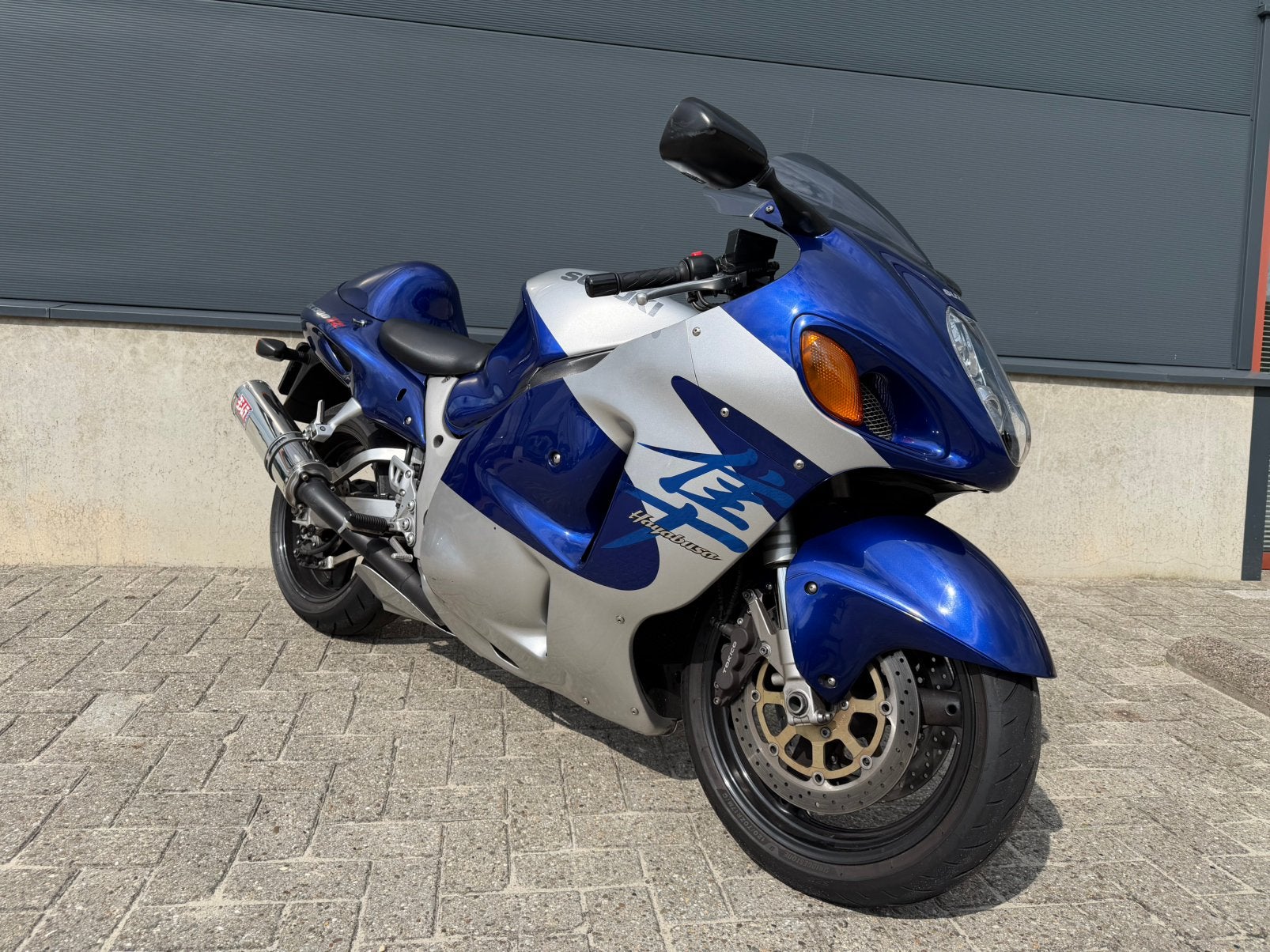 Suzuki GSX1300R Hayabusa (2001) 47782 KM [Yoshimura slip-on], Motoren, Sportuitlaat, Occasion, Motorrijbewijs A, Bedrijf