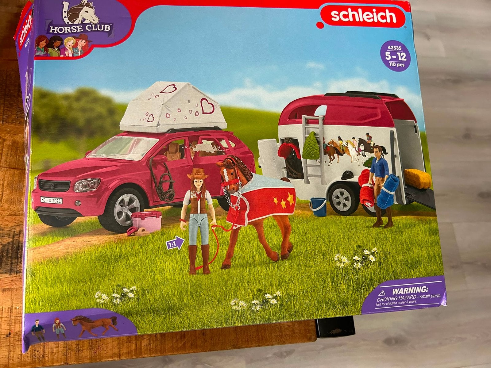 Nieuw in doos! Paarden auto + trailer, Ophalen of Verzenden, Nieuw
