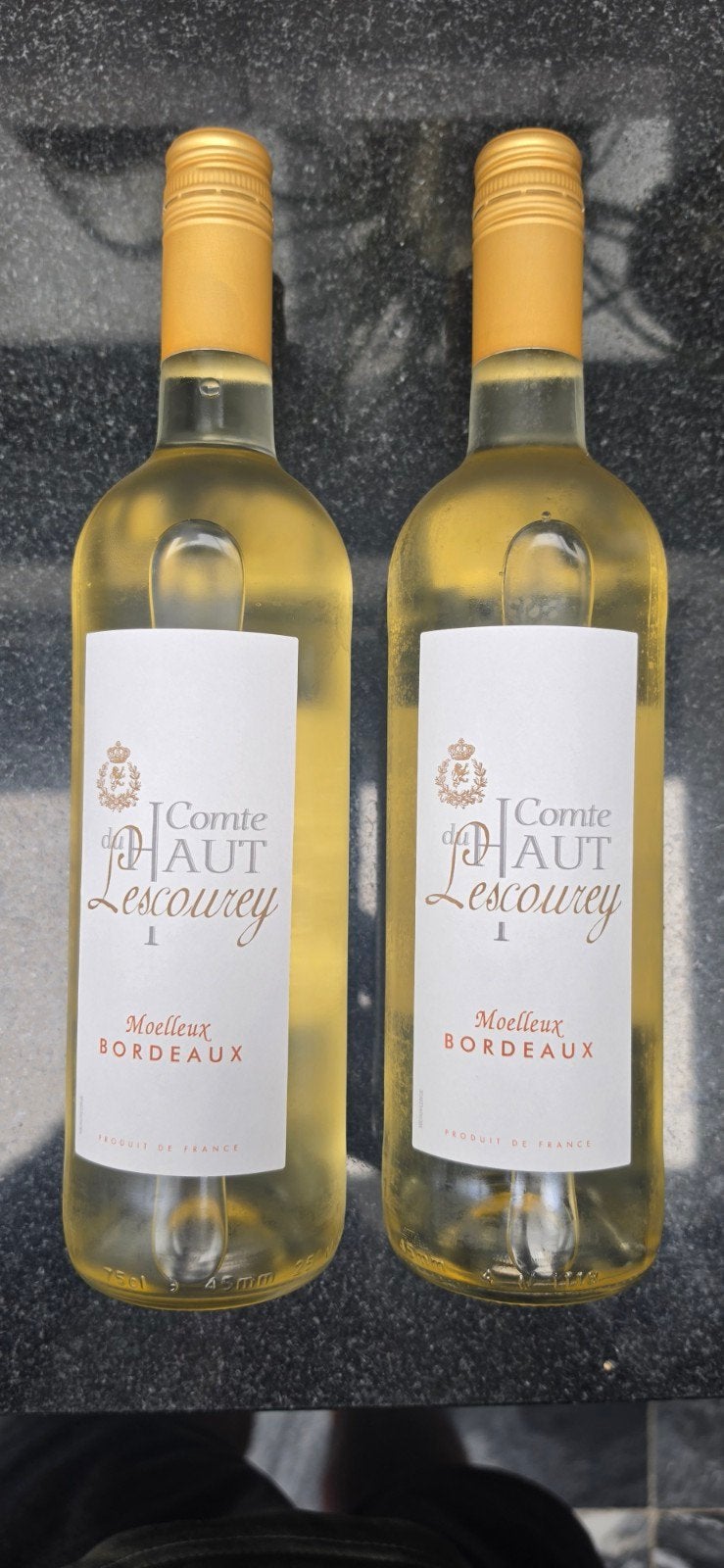 Comte d'Haut Lescourey Moelleux Bordeaux Witte Wijn, Ophalen, Nieuw, Frankrijk, Witte wijn