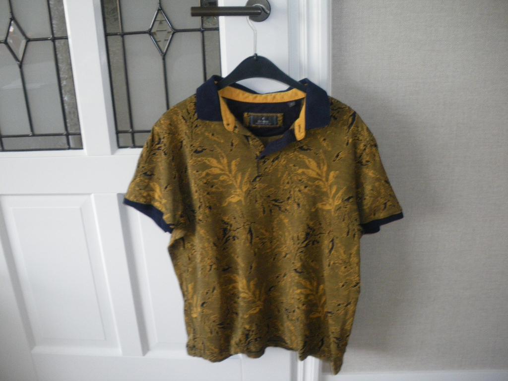 nieuw mooi zomer polo shirt met leuke print ragman large, Ophalen of Verzenden, Nieuw, Maat 52/54 (L)
