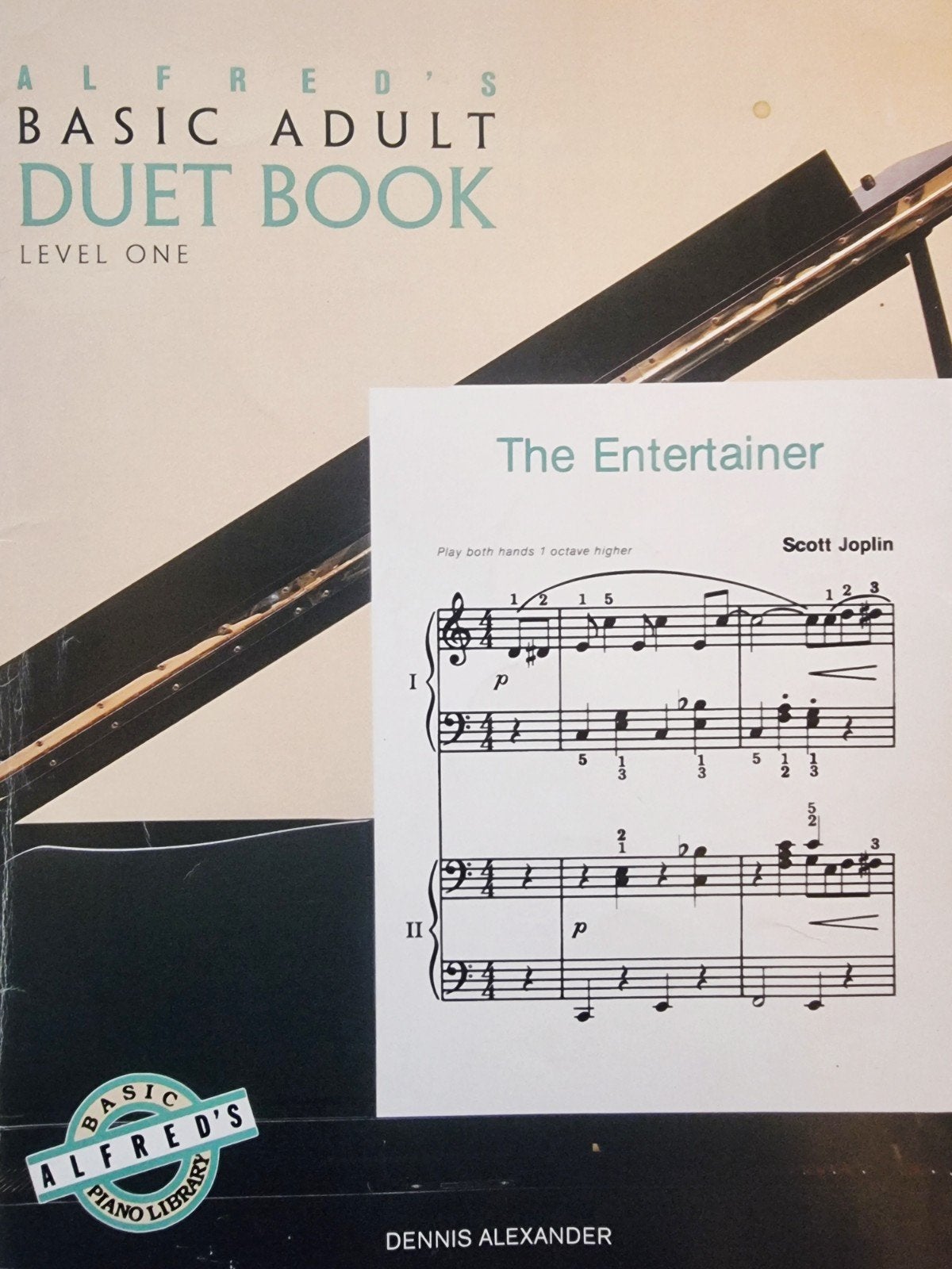 Alfred's Basic Adult Duet Book - Level One (Piano) P66, Gebruikt, Verzenden, Les of Cursus, Piano