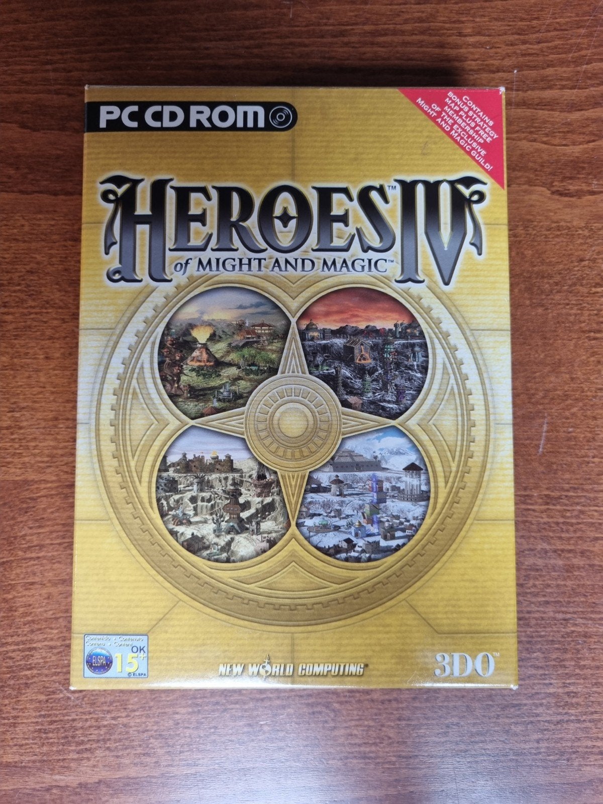 Heroes of Might and Magic IV PC CD ROM - Strategie Game, 1 speler, Eén computer, Ophalen of Verzenden, Zo goed als nieuw