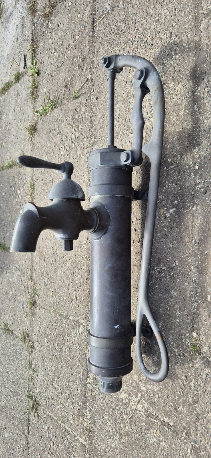 Handbediende waterpomp koper/brons. 60 cm, Tuin en Terras, Waterpompen, Ophalen, Handmatig, Overige typen