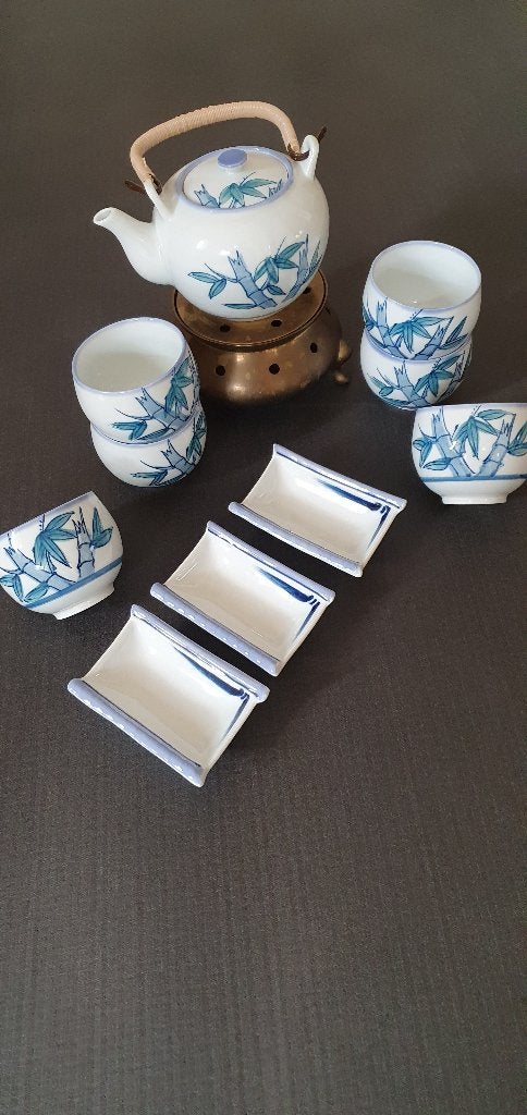 Japans theesetje, Huis en Inrichting, Keuken | Servies, Aziatisch, Gebruikt, Overige merken, Ophalen of Verzenden