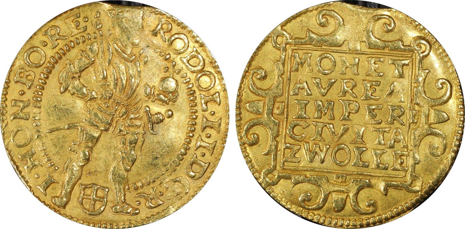 Gouden dukaat no date Zwolle toppop pcgs, Vóór koninkrijk, Losse munt, Goud, Overige waardes
