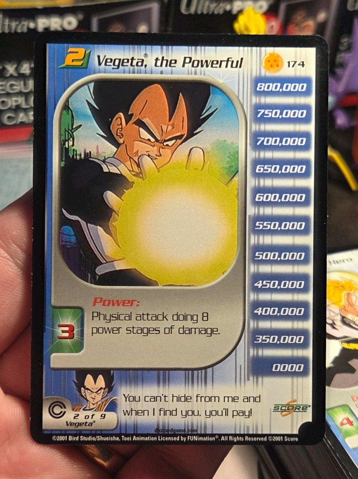 Vegeta the Powerfull 174 Trunks Saga Unlimited - NM, Ophalen of Verzenden, Zo goed als nieuw