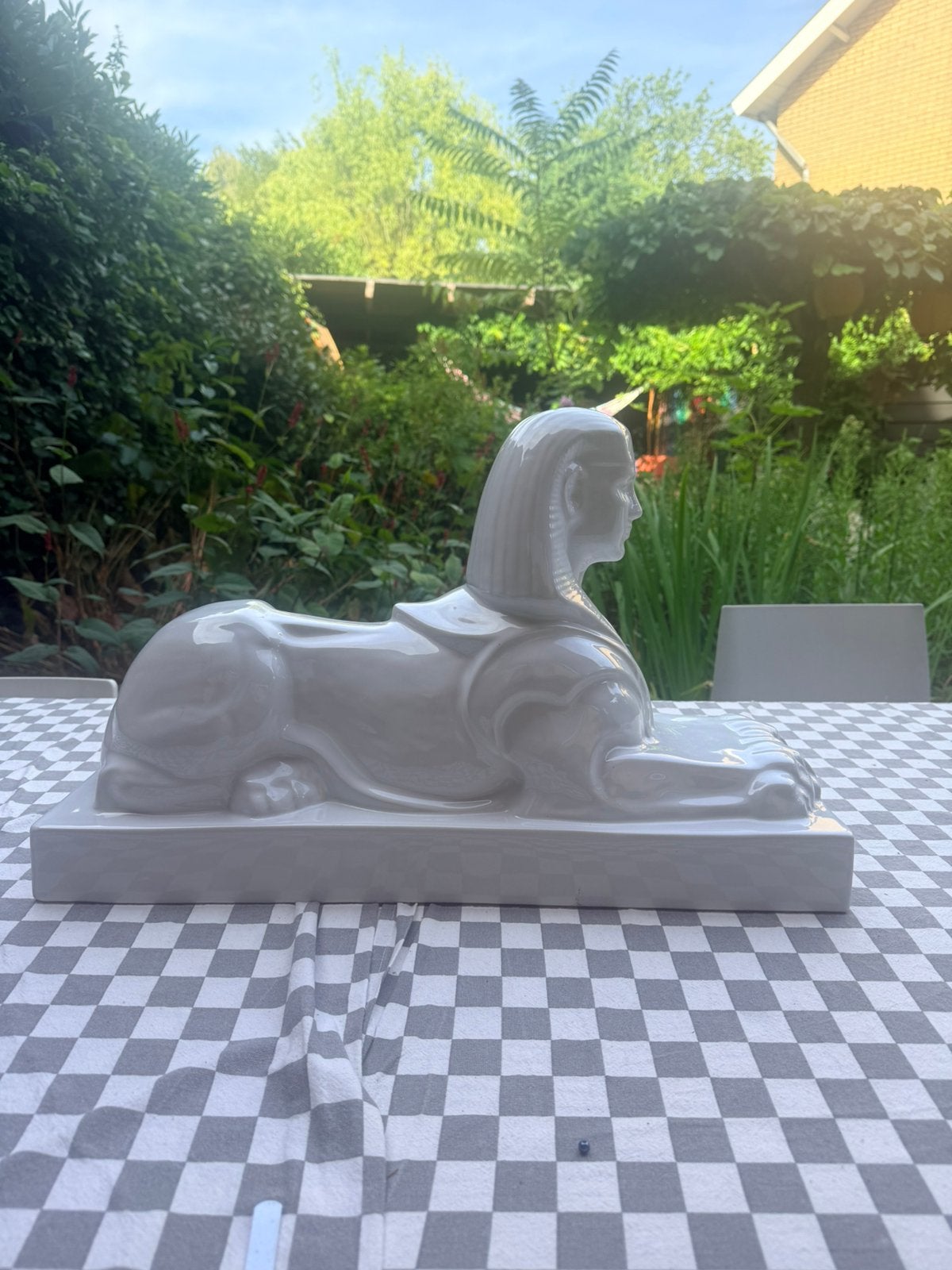 Unieke grote Sphinx Maastricht Petrus regout Charles Vos, Ophalen of Verzenden