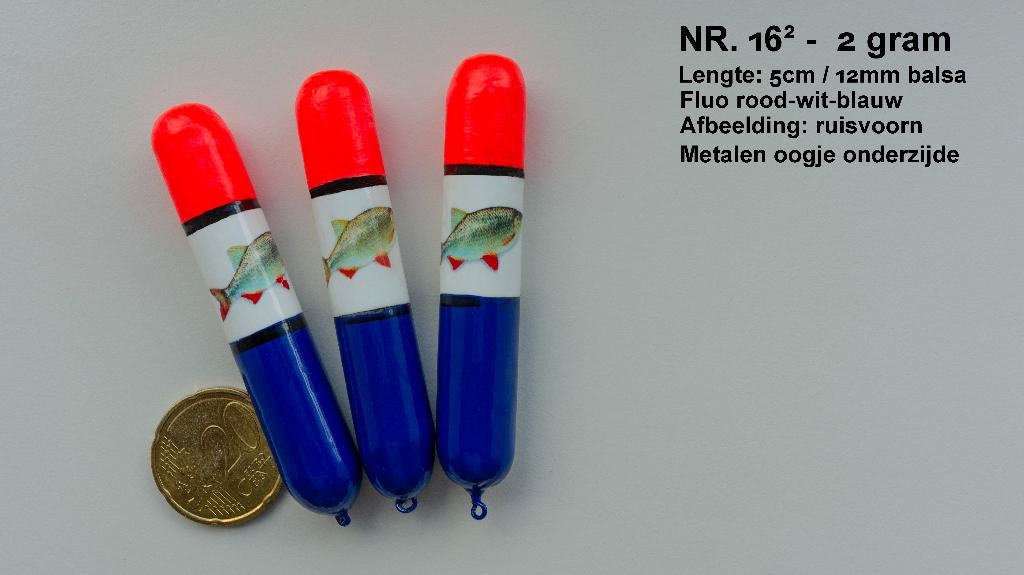 KARPERDOBBER HANDBUILT NR. 16² / 2 gram, Ophalen of Verzenden, Nieuw, Dobber of Lood