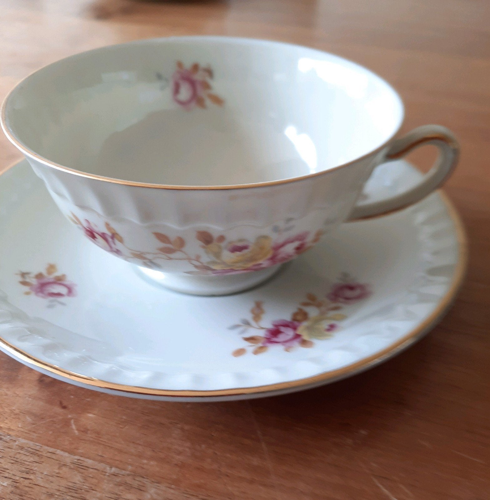 Antiek servies 
kop en schotel
Mosa porselein, Antiek en Kunst, Antiek | Servies los, Ophalen of Verzenden