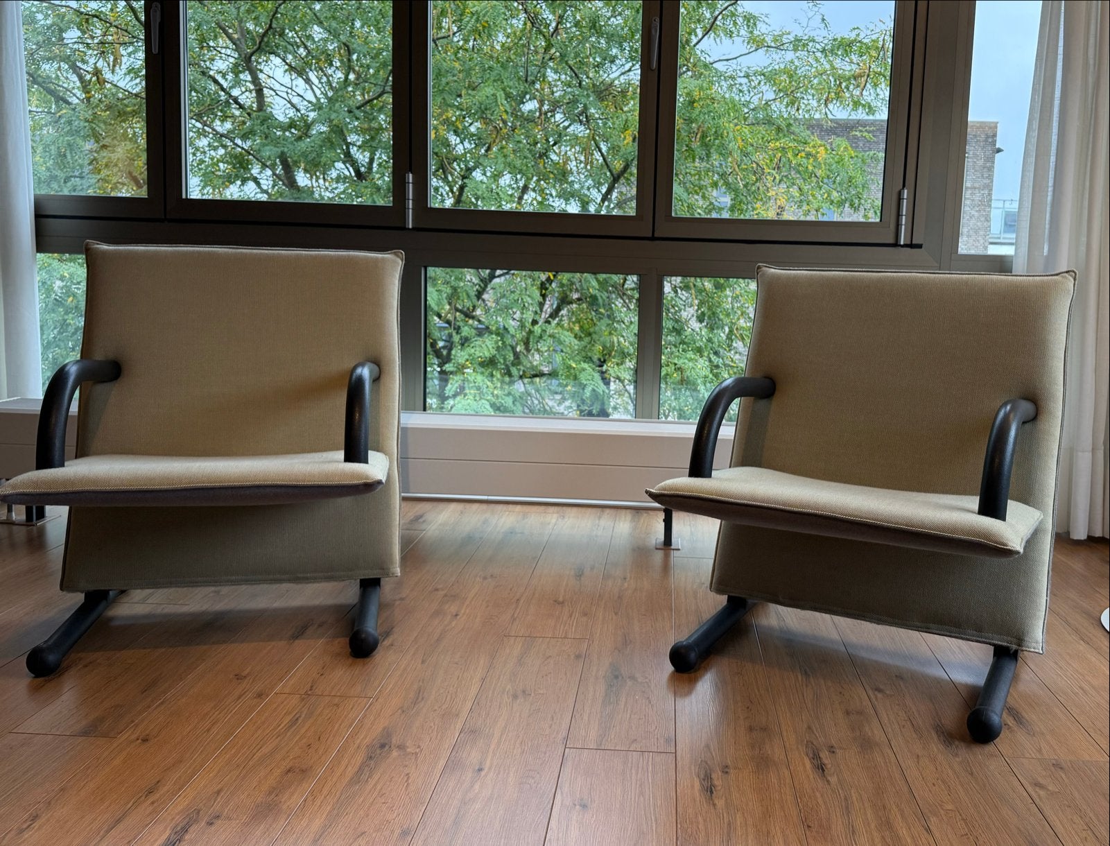 Arflex T-line fauteuils - set van 2, Ophalen, Twee, Overige kleuren, Zo goed als nieuw