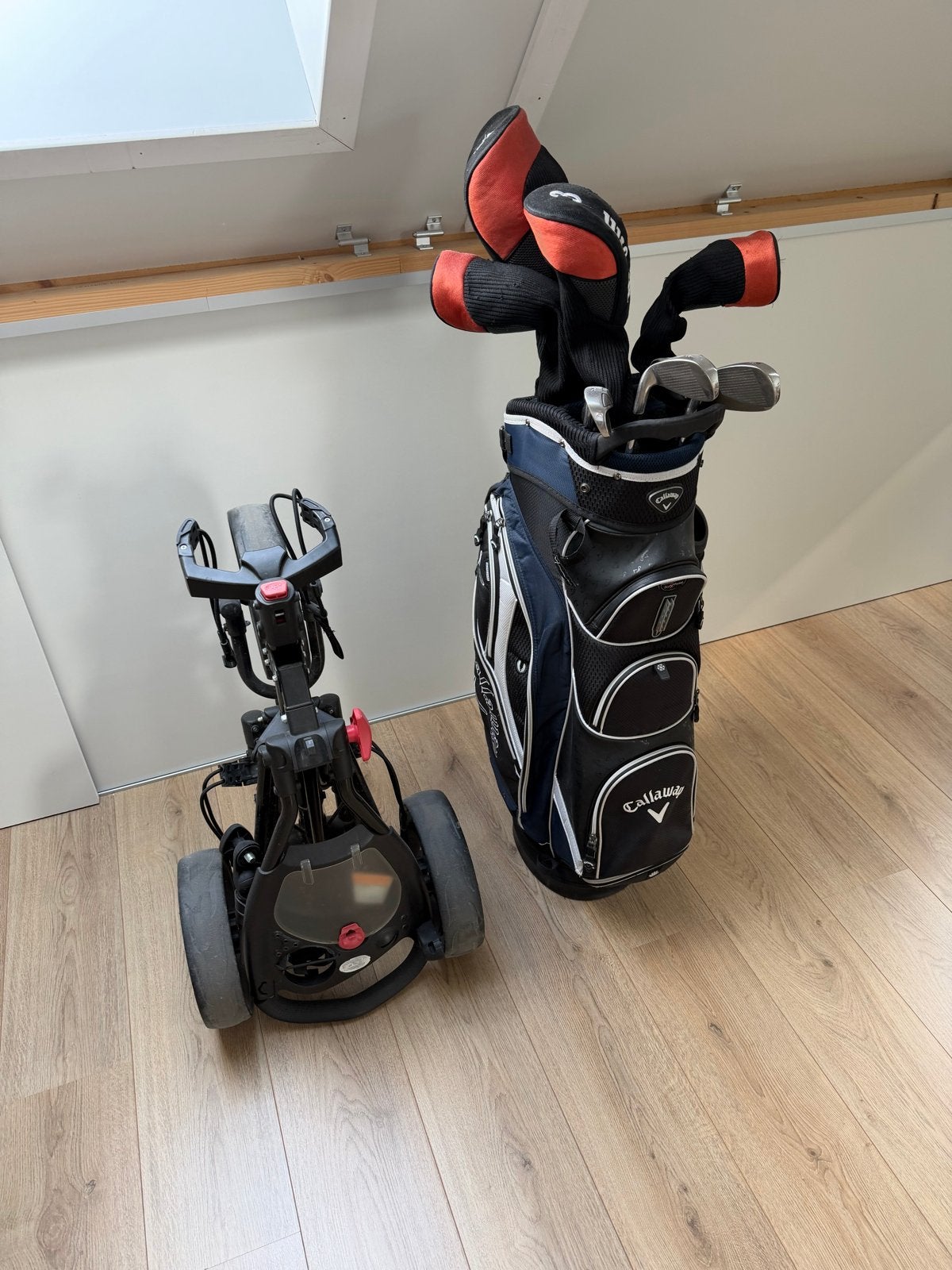 Wilson starter set incl. trolley en Callaway tas, Sport en Fitness, Golf, Ophalen, Gebruikt, Set, Overige merken