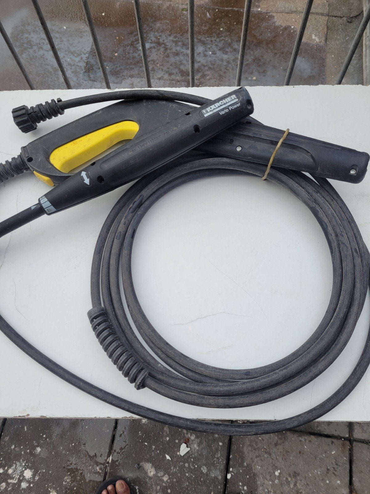 Karcher hogedrukspuitpistool, Ophalen of Verzenden, Zo goed als nieuw, Karcher VP120VarioPoqerJet, Met regelbare waterdruk