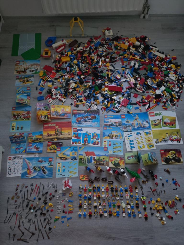 Lego partij ridders 6057 6056 haven 6541 veel poppetjes, Ophalen of Verzenden, Lego