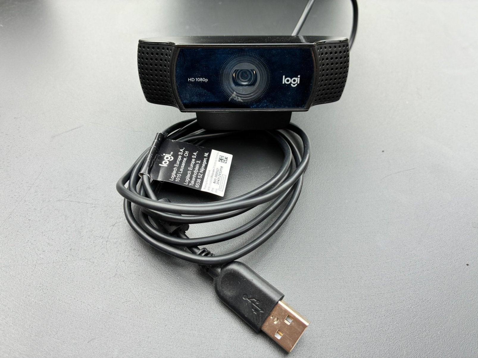 Logitech Webcam, Computers en Software, Webcams, Gebruikt, Bedraad, ChromeOS, MacOS, Windows, Monitorclip, Facetracking, Zoomfunctie