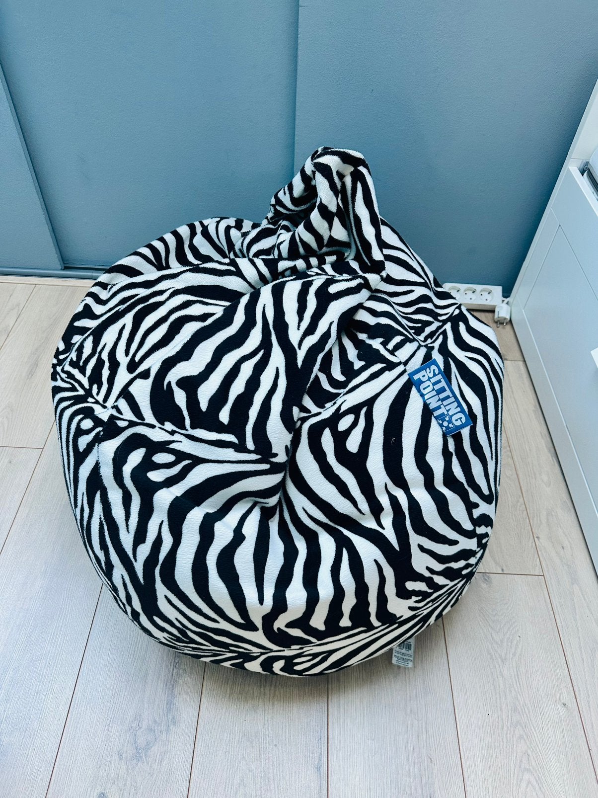Zitzak zebra, Ophalen, Zo goed als nieuw, Meerkleurig, Zitzak