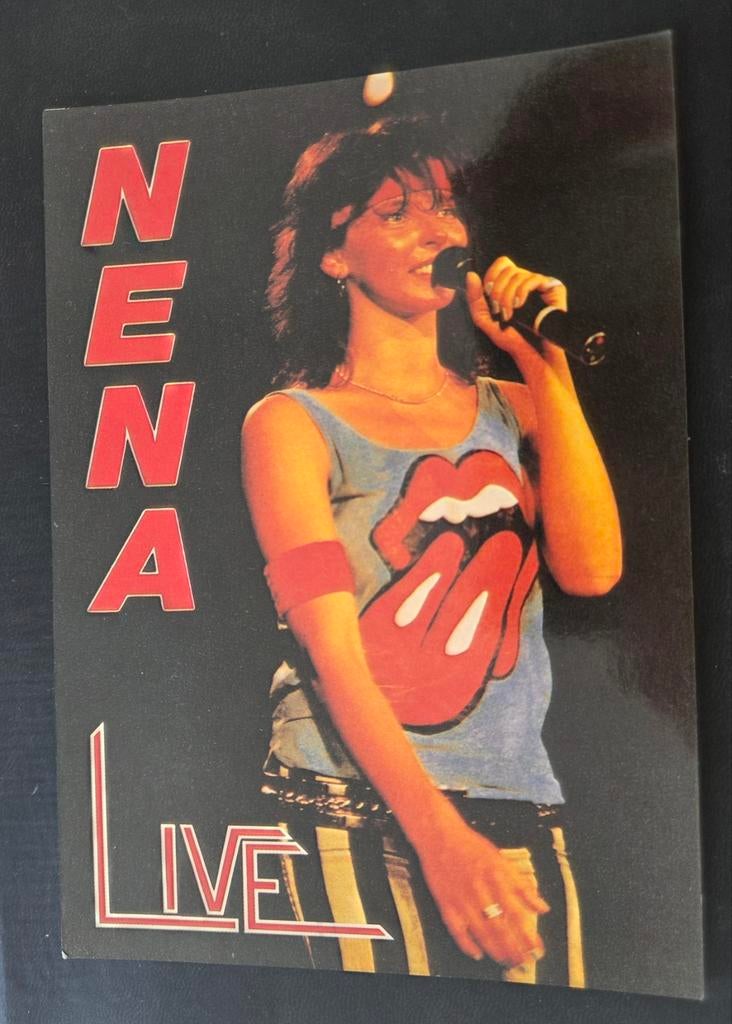 Nena, Verzamelen, Ansichtkaarten | Themakaarten, Verzenden, 1980 tot heden, Ongelopen, Sterren en Beroemdheden