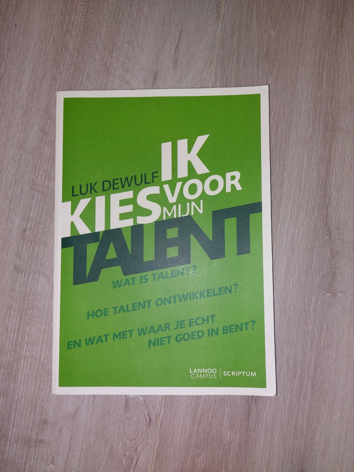 Ik kies voor mijn talent - Luk Dewulf, Boeken, Ophalen of Verzenden, Zo goed als nieuw, Luk Dewulf