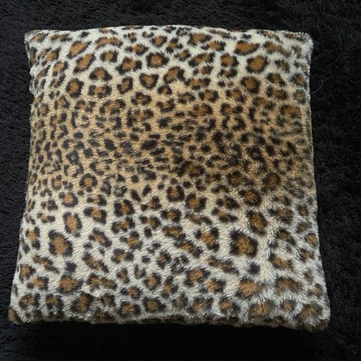 Design Kussen, tijger-cheetah print, 45x45cm, nieuw, Huis en Inrichting, Overige merken, Overige kleuren, Vierkant, Nieuw