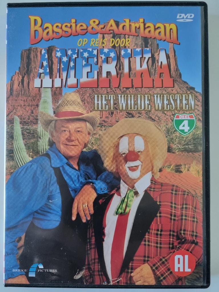 Bassie & Adriaan - Op Reis door Amerika - Het Wilde Westen, Alle leeftijden, Ophalen of Verzenden, Zo goed als nieuw