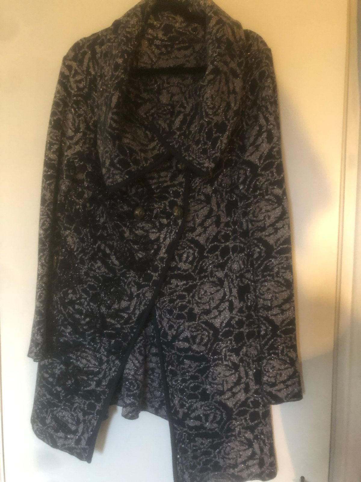 DIDI jas met print en knopen - Maat M, Ophalen of Verzenden, Gedragen, Maat 38/40 (M), Meerkleurig