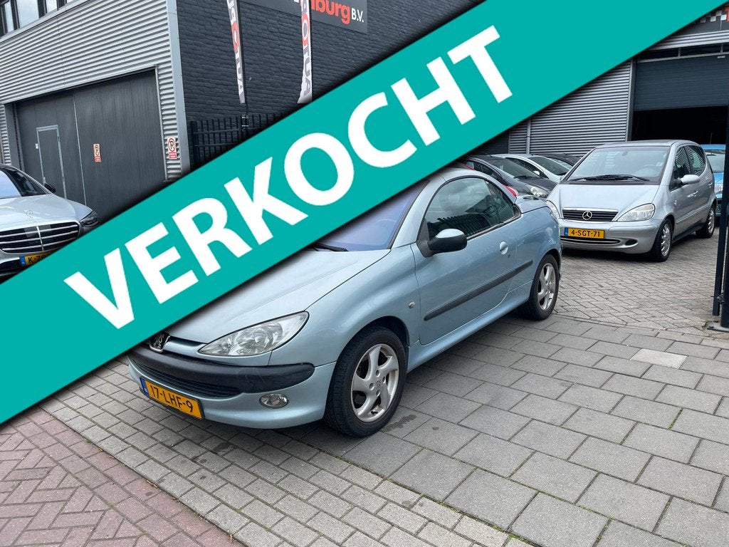Peugeot 206 CC 1.6-16V Sport Airco NAP APK tot 20-09-2026, Auto's, Peugeot, Voorwielaandrijving, Gebruikt, Metallic lak, 4 cilinders