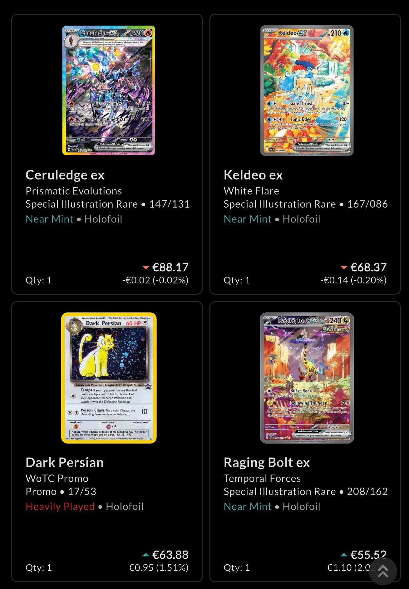 Pokémon kaarten, Ophalen of Verzenden, Zo goed als nieuw, Losse kaart, Foil