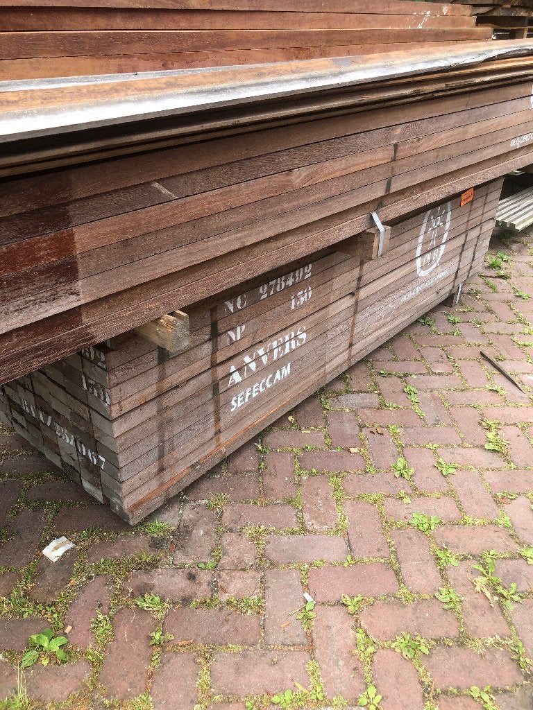 Regels vlonder terras balken, Tuin en Terras, Terrasdelen en Vlonders, Ophalen of Verzenden, Nieuw, Hout