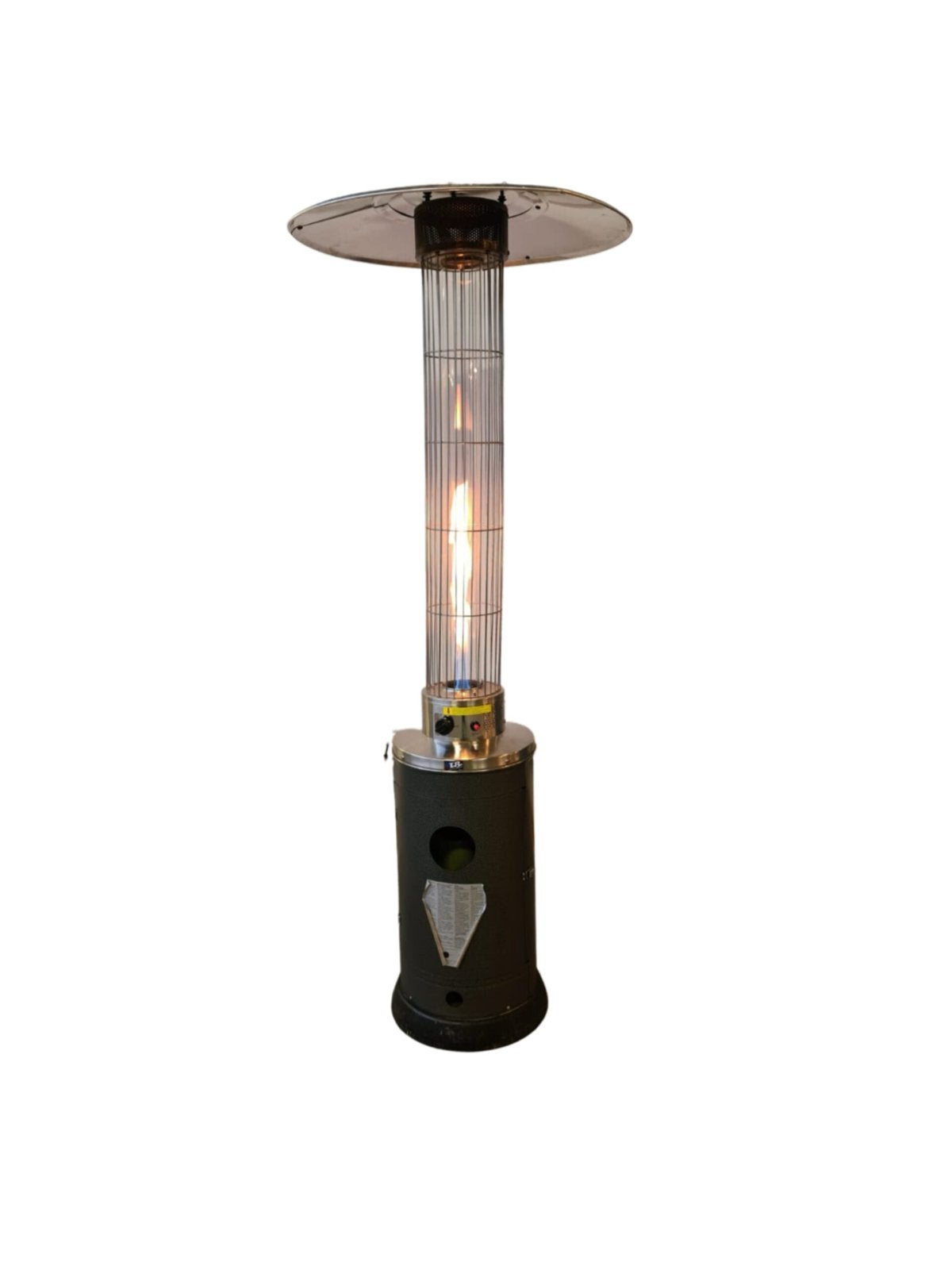 Terras heater Terrasverwarmer met sfeervlam, Ophalen, Gebruikt, Gas, Vloer