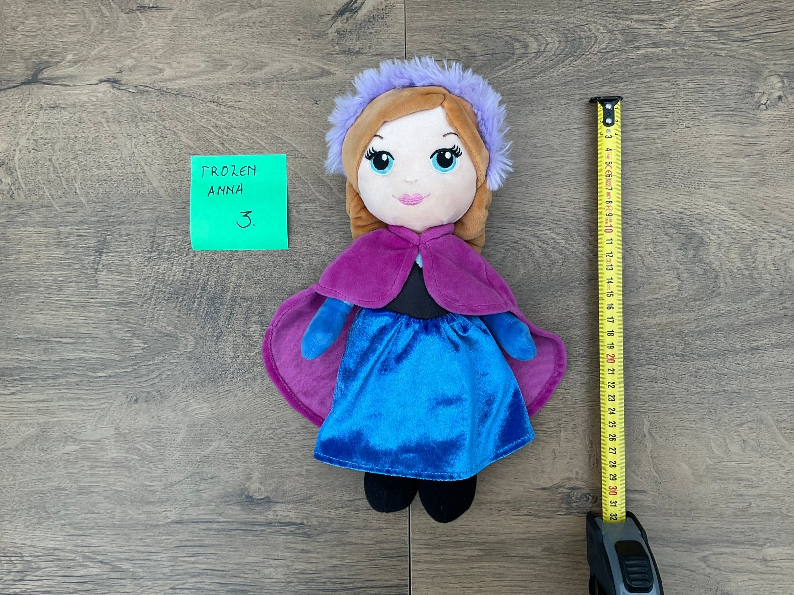 Nieuwe zgan Disney Frozen Anna knuffel ca 30cm, Verzamelen, Ophalen, Overige figuren, Nieuw, Knuffel