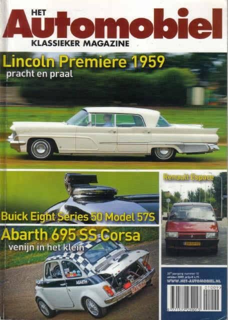 Automobiel 10 2009 : Renault Espace - Fiat Abarth 695 Corsa, Ophalen of Verzenden, Gelezen, Algemeen