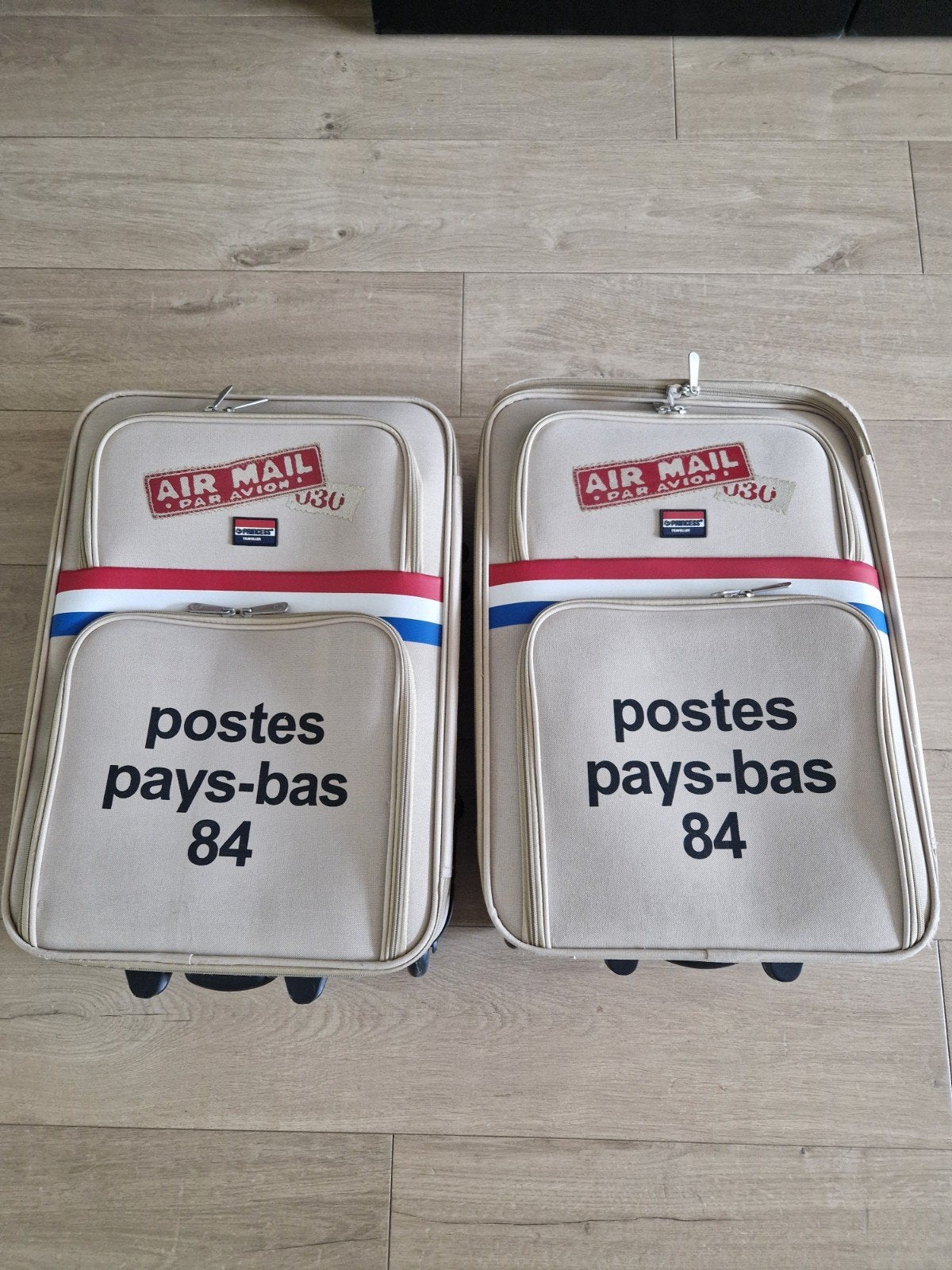 Princess Air Mail Koffers met Wieltjes, Overige materialen, Wieltjes, 50 tot 60 cm, Ophalen of Verzenden