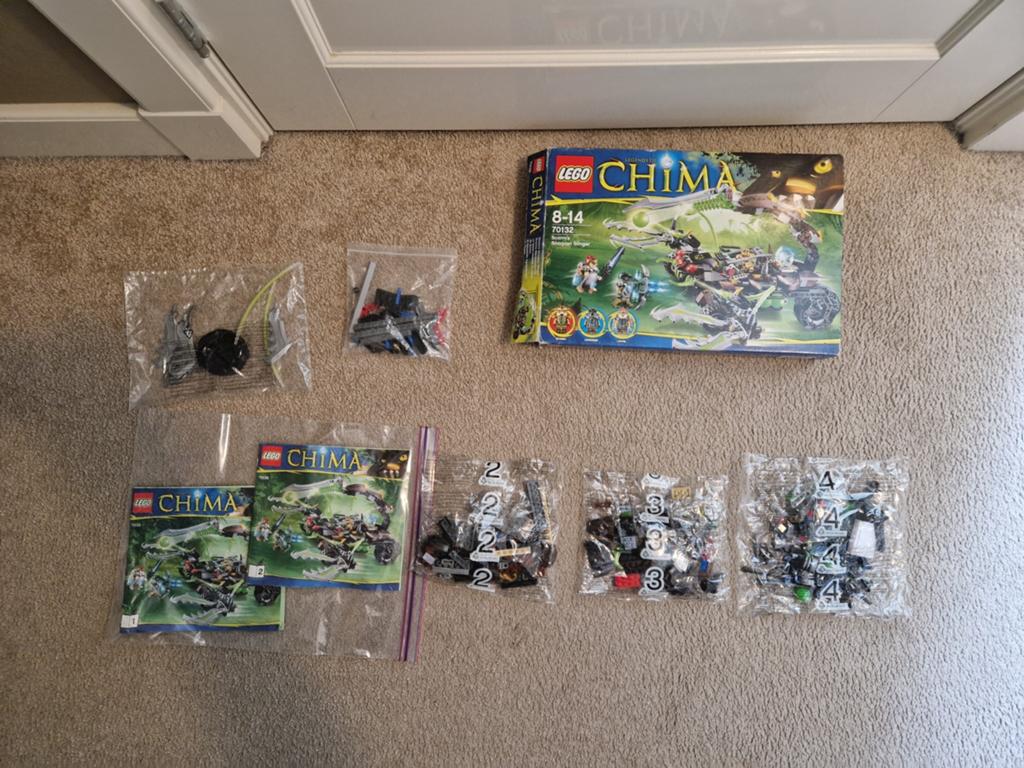 Lego Chima 70132 ongeopend met doos mist 1 zakje, Lego, Ophalen of Verzenden, Zo goed als nieuw, Inclusief extra onderdelen