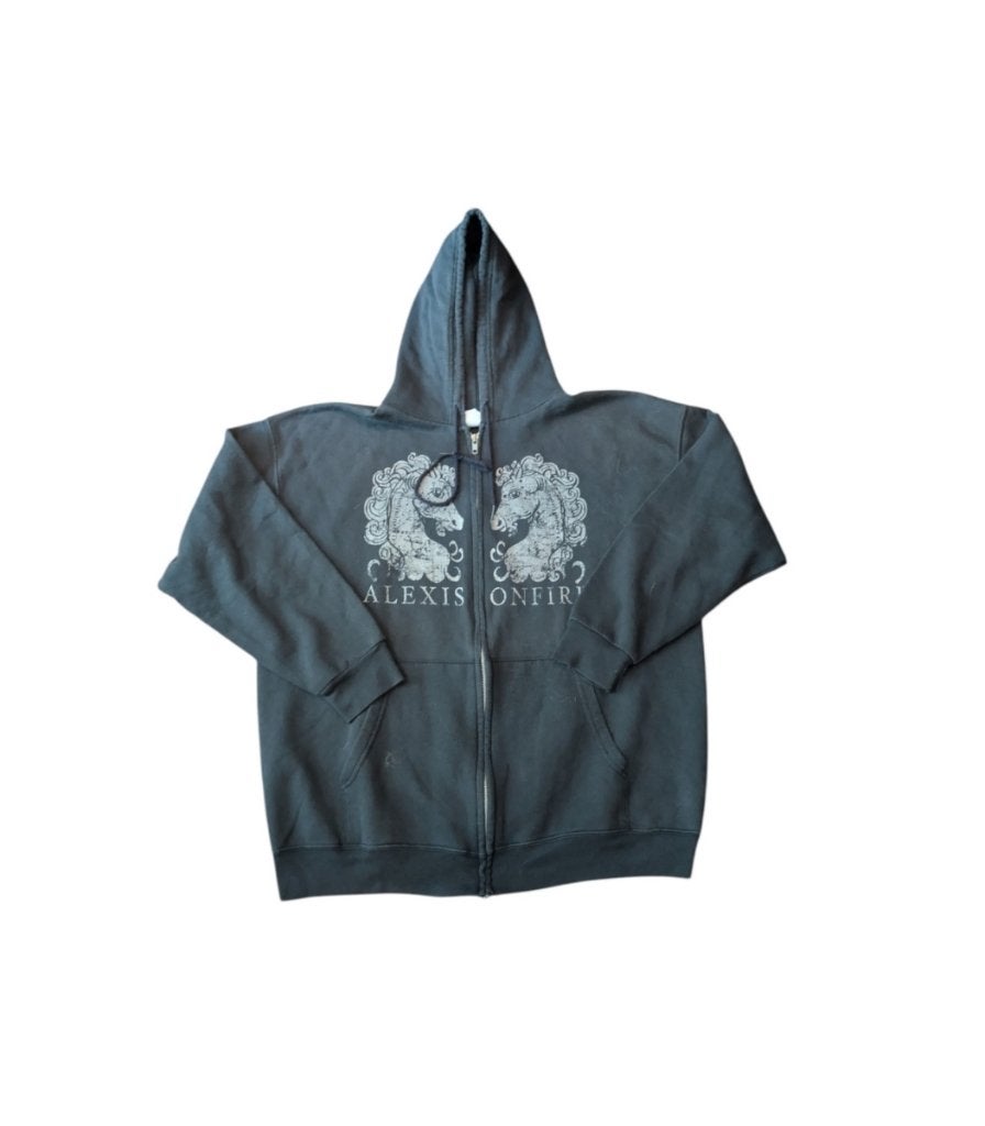 vintage alexisonfire horses zip up hoodie large, Vintage, Maat 52/54 (L), Vintage, Vintage