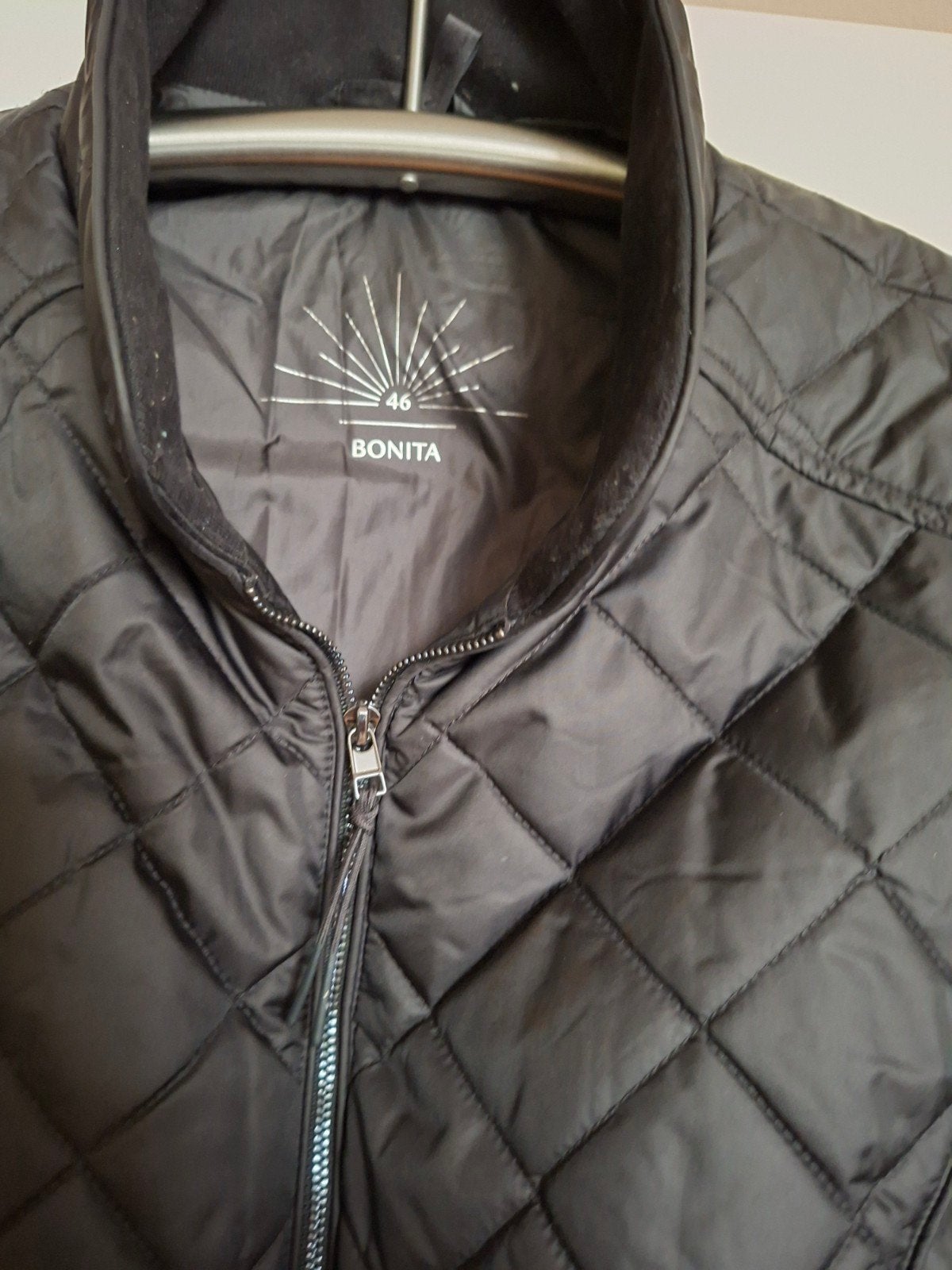Bonita gewatteerde jas, maat 46, zwart, Zwart, Maat 46/48 (XL) of groter, Bonita, Ophalen of Verzenden