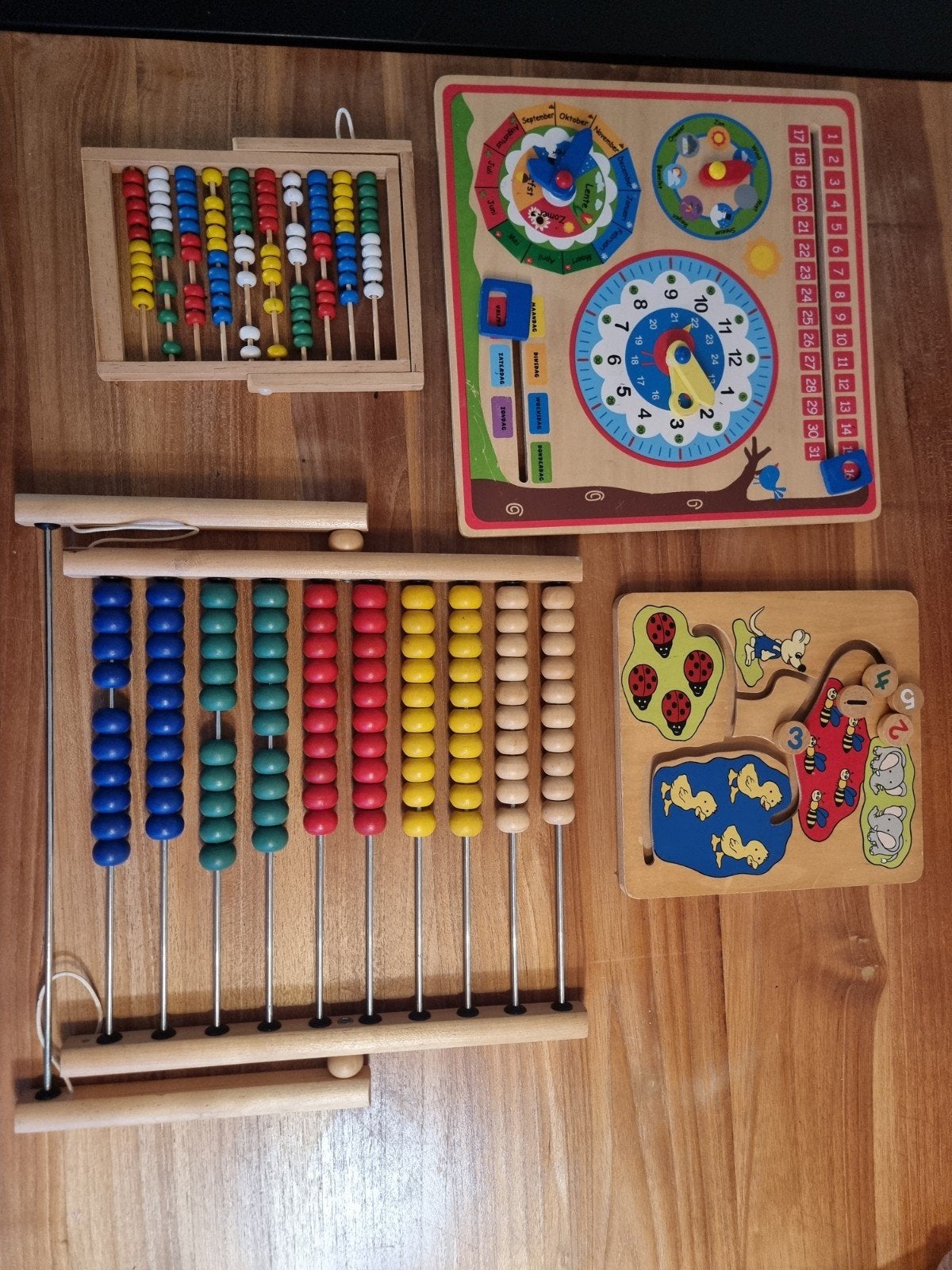 wooden educational toys, Ophalen of Verzenden