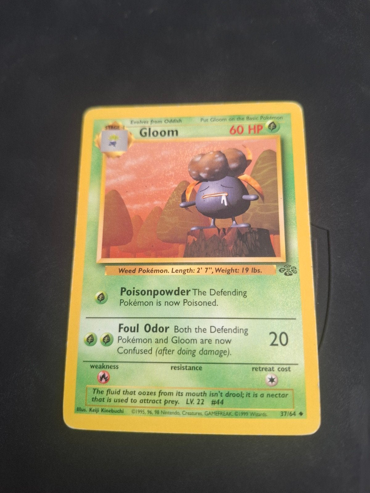 Pokémon Gloom Jungle Set 37/64 (1999) - Zeldzame Kaart, Hobby en Vrije tijd, Verzamelkaartspellen | Pokémon, Ophalen of Verzenden